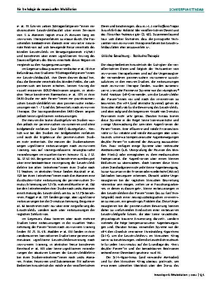 Vorschauseite 3: Die Psychologie der neurovisuellen Neurorehabilitation
