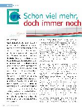 Vorschauseite 1: IFK Schon viel mehr, doch immer noch zu wenig.