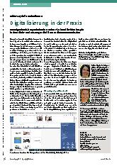 Vorschauseite 1: Digitalisierung in der Praxis