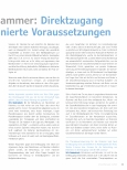 Vorschauseite 2: Bundesärztekammer: Direktzugang braucht definierte Voraussetzungen