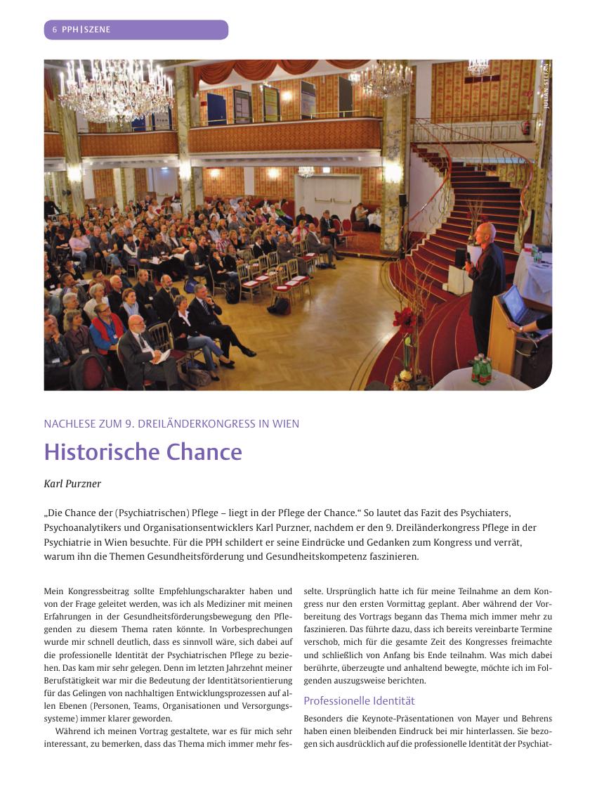Vorschauseite 1: Historische Chance
