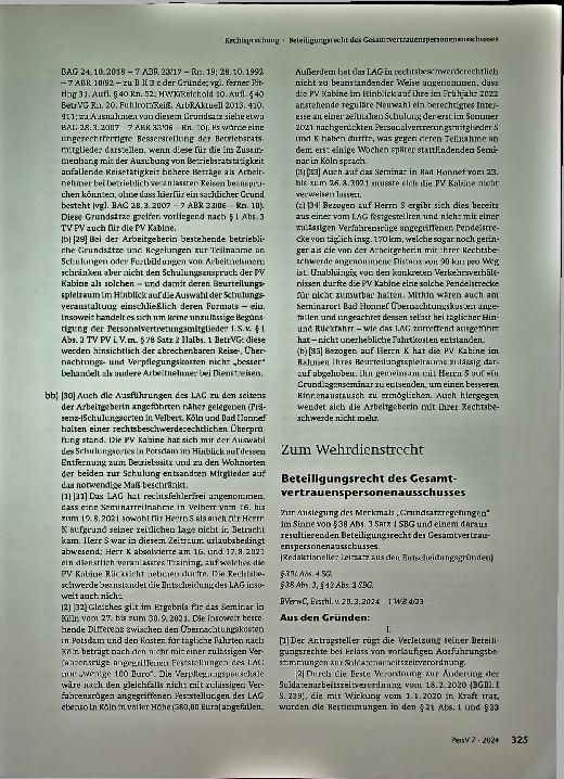 Vorschauseite 5: Rechtsprechung