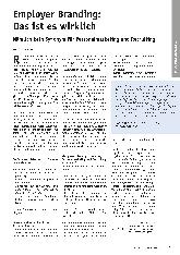 Vorschauseite 1: Employer Branding: Das ist es wirklich. Nämlich kein Synonym für Personalmarketing und Recruiting.