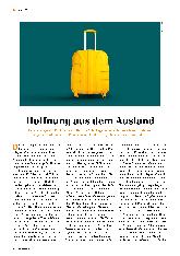 Vorschauseite 1: Hoffnung aus dem Ausland