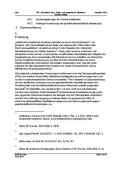Vorschauseite 2: Das Gesetz über die Selbstbestimmung in Bezug auf den Geschlechtseintrag