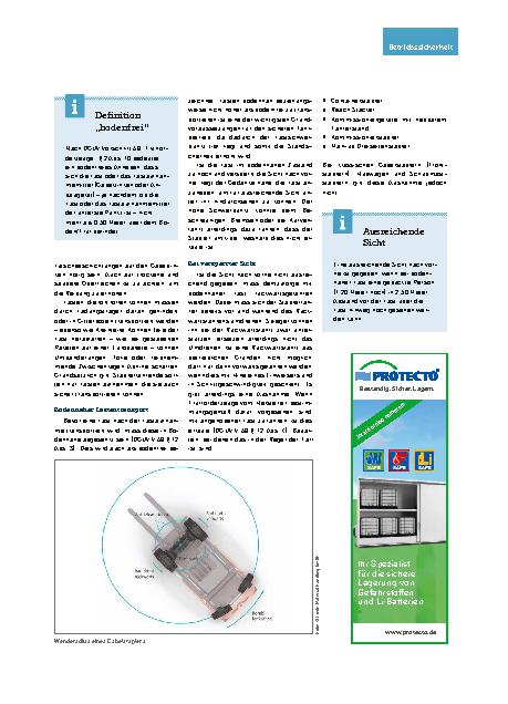 Vorschauseite 2: Das A und O für sicheres Staplerfahren - Teil 4 Der sichere Lastentransport