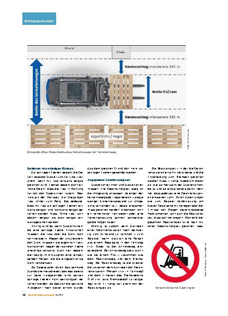 Vorschauseite 3: Das A und O für sicheres Staplerfahren - Teil 4 Der sichere Lastentransport
