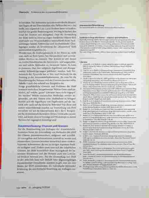 Vorschauseite 5: Evidenz in der Arzneimittelinformation