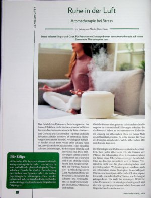 Vorschauseite 1: Ruhe in der Luft Aromatherapie bei Stress