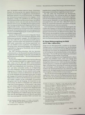 Vorschauseite 3: Besonderheiten der Personalvertretung in Nachrichtendiensten — am Beispiel des Militärischen Abschirmdienstes (MAD)