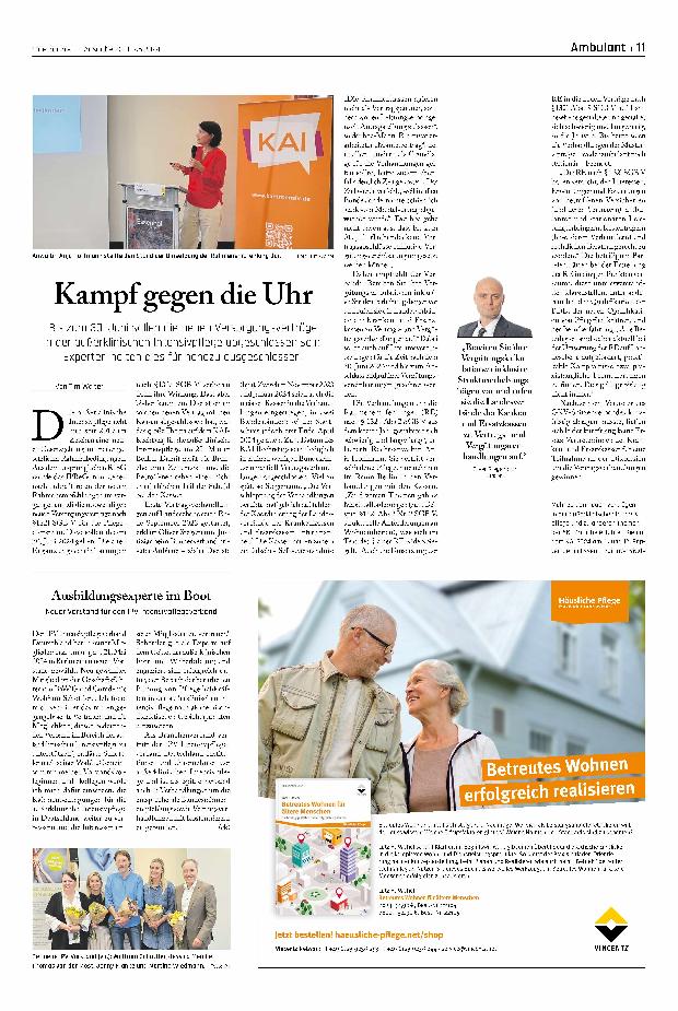 Vorschauseite 1: Kampf gegen die Uhr