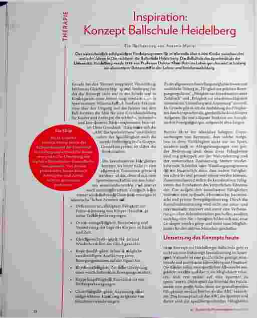 Vorschauseite 1: Inspiration: Konzept Ballschule Heidelberg