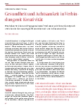 Vorschauseite 1: Gesundheit und Achtsamkeit in Verbindung mit Kreativität