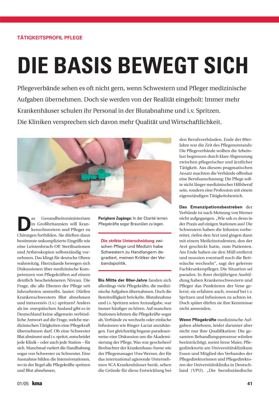 Vorschauseite 1: Die Basis bewegt sich