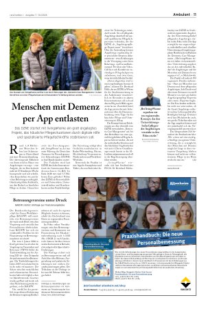 Vorschauseite 1: Menschen mit Demenz per App entlasten