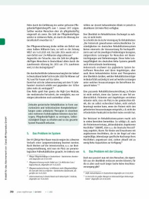 Vorschauseite 3: Mangelware Therapieund Rehaplätze