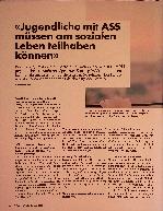 Vorschauseite 1: "Jugendliche mit ASS müssen am sozialen Leben teilhaben können."