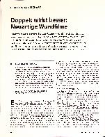 Vorschauseite 1: Doppelt wirkt besser: Neuartige Wundfilme