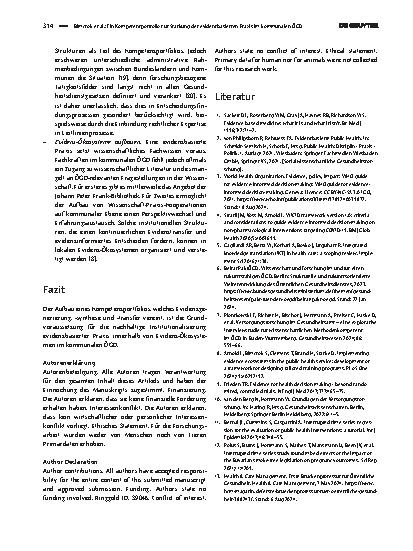 Vorschauseite 4: Ein Kompetenzportfolio zur Stärkung der evidenzbasierten Praxis im kommunalen ÖGD