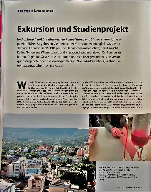 Vorschauseite 1: Exkursion und Studienprojekt