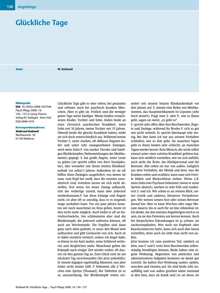 Vorschauseite 1: Glückliche Tage