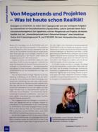 Vorschauseite 1: Von Megatrends und Projekten - Was ist heute schon Realität!