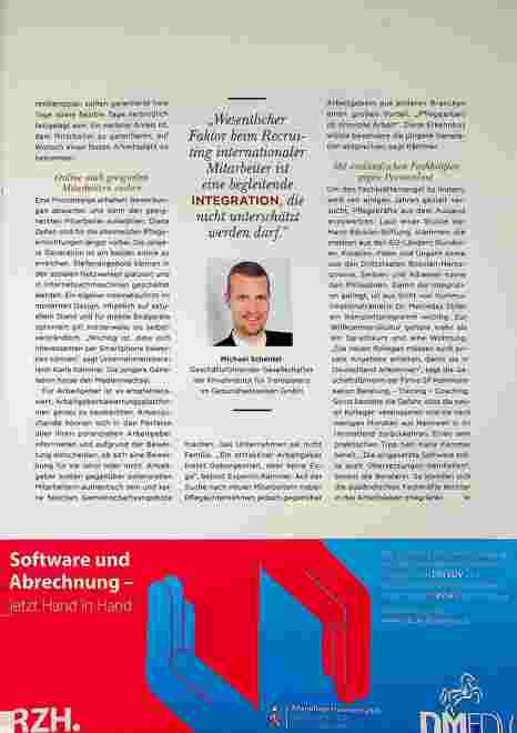 Vorschauseite 2: Punkten mit verlässlichen Dienstplänen UND HILFE BEI DER INTEGRATION