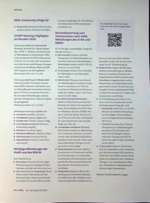 Vorschauseite 1: EMA: Zulassung erfolgt für CHMP-Meeting-Highlights im Oktober 2025