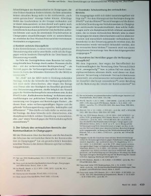Vorschauseite 5: Neue Entwicklungen zur dienstrechtlichen Würdigung von „Nazi-Chats