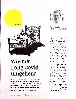 Vorschauseite 1: Wie mit Long Covid umgehen?