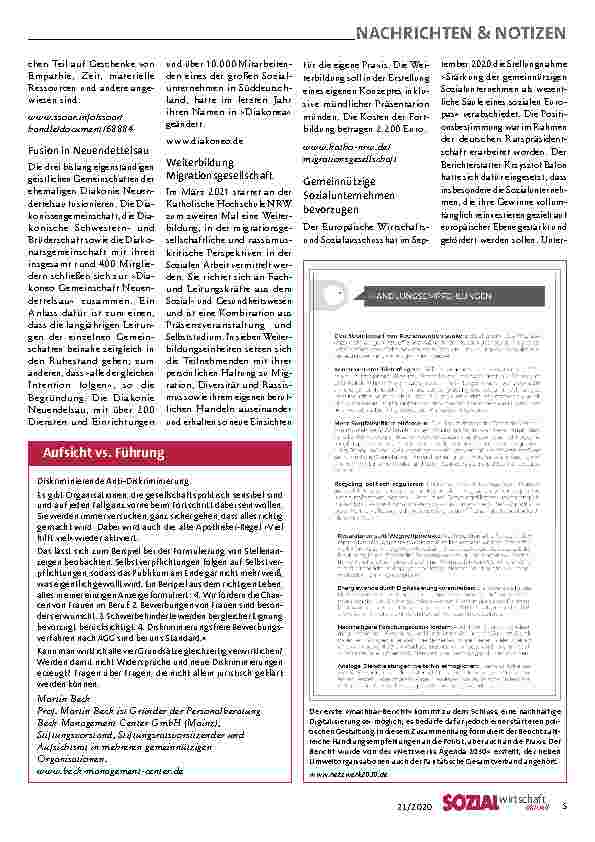 Vorschauseite 5: Geschäftsführung: Grenzen der Vergütung