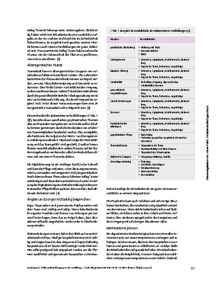 Vorschauseite 3: Rollenwechsel: Übergang von der Ausbildung zur examinierten Pflegekraft