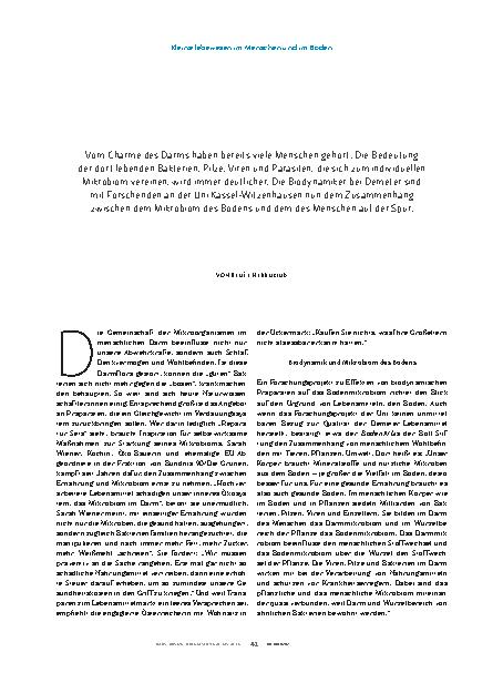 Vorschauseite 2: Faszination Mikrobiom