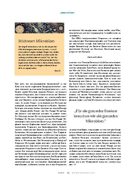 Vorschauseite 3: Faszination Mikrobiom