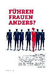 Vorschauseite 1: Führen Frauen anders?