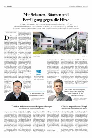 Vorschauseite 1: Mit Schatten, Bäumen und Beteiligung gegen die Hitze