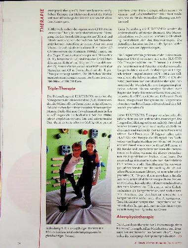 Vorschauseite 2: Update Mukoviszidose Atemphysiotherapie in Zeiten der CFTR-Modulatortherapie