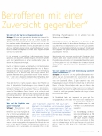 Vorschauseite 2: "Ich sitze heute Betroffenen mit einer anderen Zuversicht gegenüber."