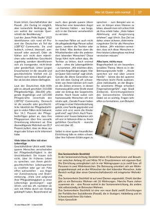 Vorschauseite 2: „Hier ist Queer-Sein normal“