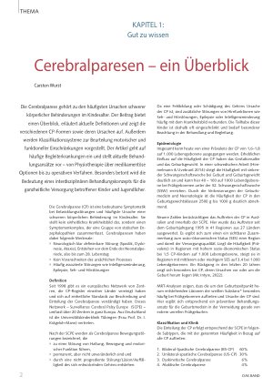 Vorschauseite 1: Cerebralparesen – ein Überblick
