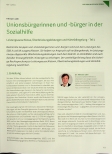 Vorschauseite 1: Unionsbürgerinnen und -bürger in der Sozialhilfe: Leistungsausschlüsse, Überbrückungsleistungen und Härtefallregelung - Teil 1