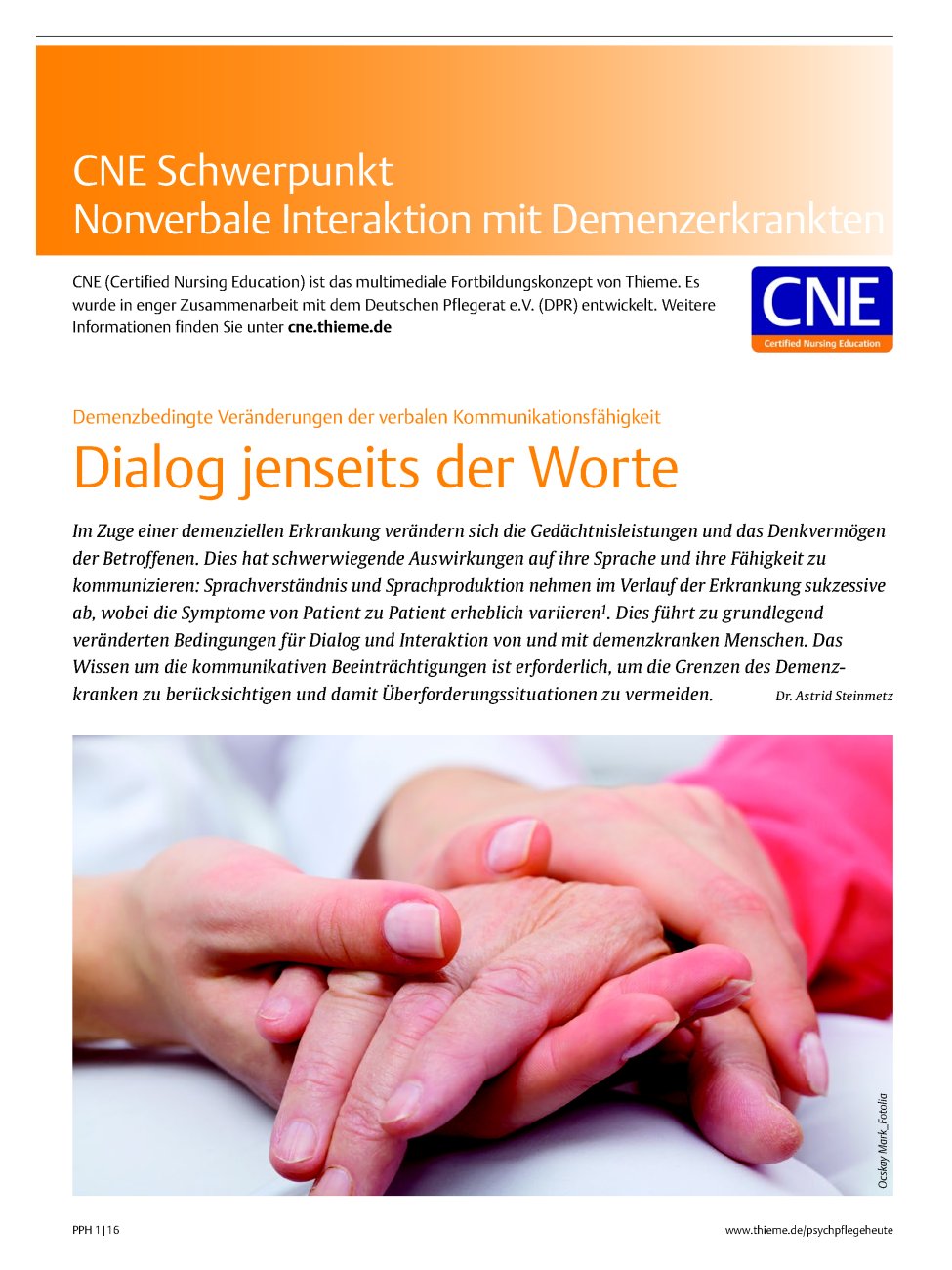 Vorschauseite 1: Dialog jenseits der Worte