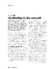 Vorschauseite 1: Tagungsbericht Nachhaltig in die Zukunft