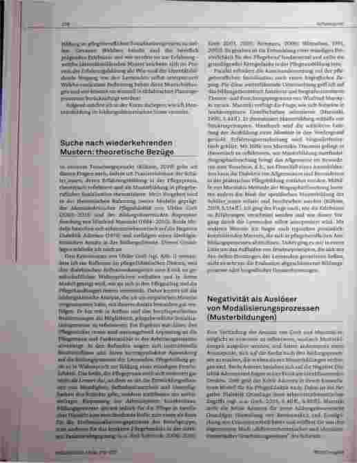 Vorschauseite 2: Identitätsbildung in der Pflegepraxis - Einpassung in die Verwertung oder Bildungsmuster?