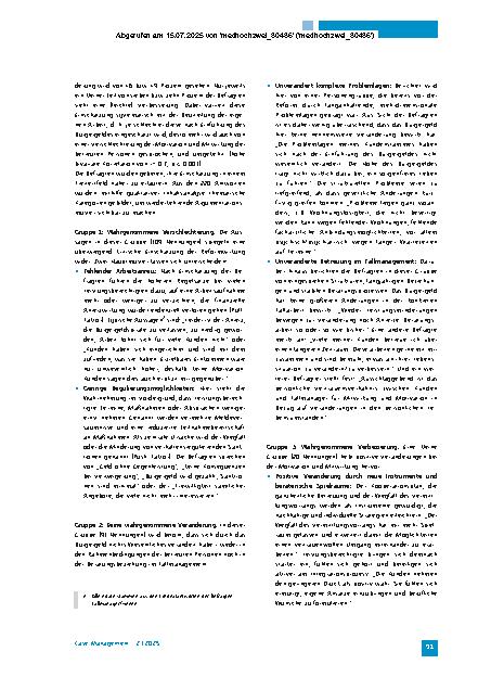 Vorschauseite 5: Zwischen Anspruch und Alltag. Zwei Jahre Bürgergeld aus Sicht des Fallmanagements