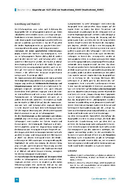 Vorschauseite 6: Zwischen Anspruch und Alltag. Zwei Jahre Bürgergeld aus Sicht des Fallmanagements