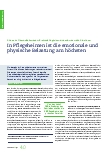 Vorschauseite 1: In Pflegeheimen ist die emotionale und physische Belastung am höchsten.