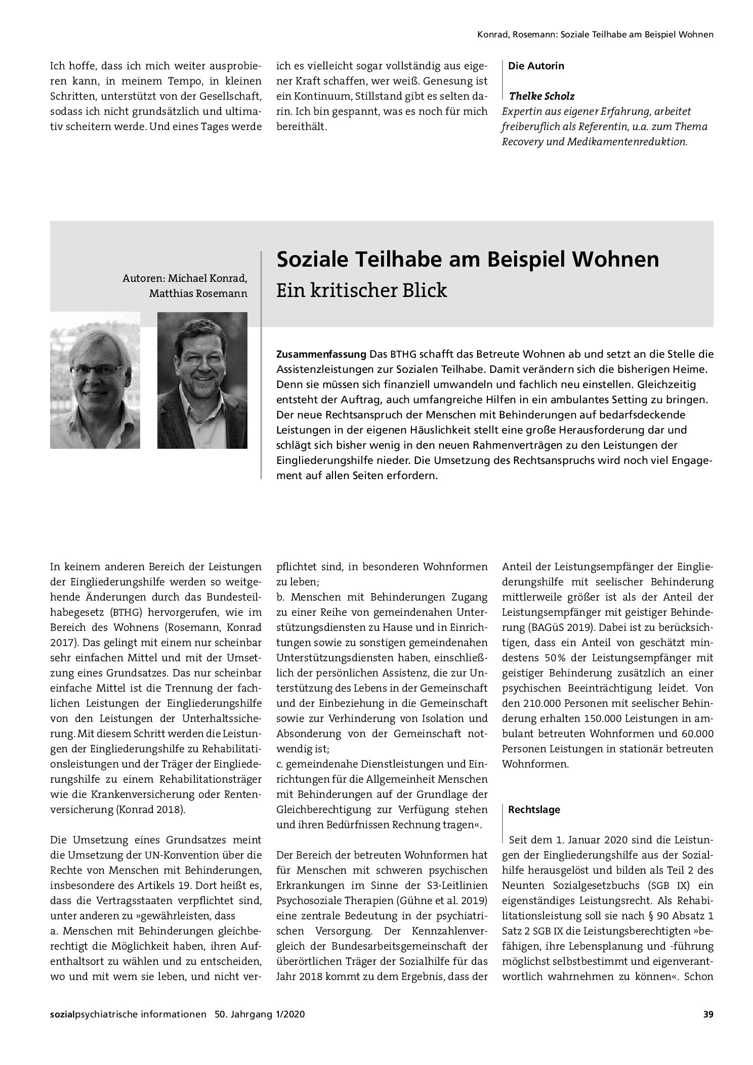Vorschauseite 2: Regenschirm EM-Rente. Warum Teilhabe eine Frage der Solidarität ist