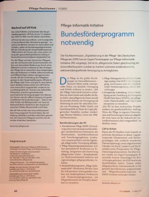Vorschauseite 3: Anhörung im Gesundheitsausschuss Das Ziel: echte Befugniserweiterung