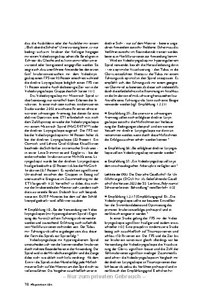Vorschauseite 5: Modernes Atemwegsmanagement